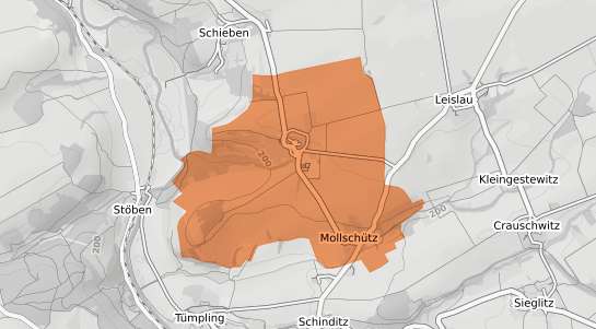 Mietspiegelkarte Molauer Land Abtl&ouml;bnitz